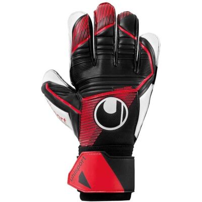 UHLSPORT Herren Handschuhe Powerline Soft Pro - schwarz/rot/weiß - 8 UHLSPORT Herren Handschuhe Powerline Soft Pro - schwarz/rot/weiß - 8