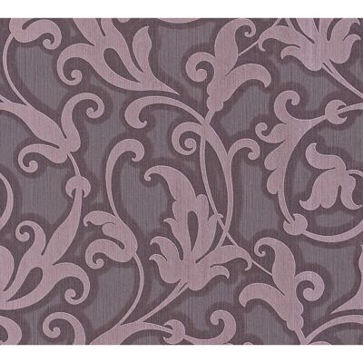 ARCHITECTS PAPER Tessuto Violett Metallisch Barock Tapete - Textiltapete ARCHITECTS PAPER Tessuto Violett Metallisch Barock Tapete - Textiltapete