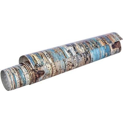 Living Walls Bordi di Vinile per Pareti - Beige Blu Grigio 0,35x2,5m Living Walls Bordi di Vinile per Pareti - Beige Blu Grigio 0,35x2,5m