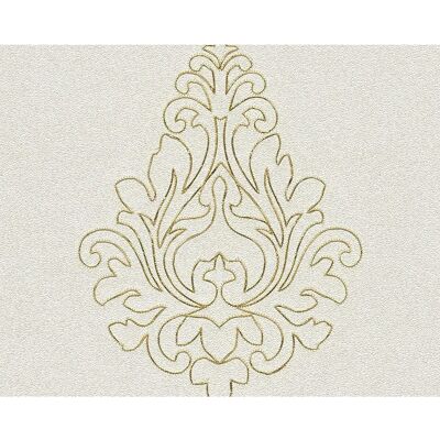 Architects Paper Nobile Vliestapete - Barockmuster, Creme Gold, 0,7x3,2m Architects Paper Nobile Vliestapete - Barockmuster, Creme Gold, 0,7x3,2m