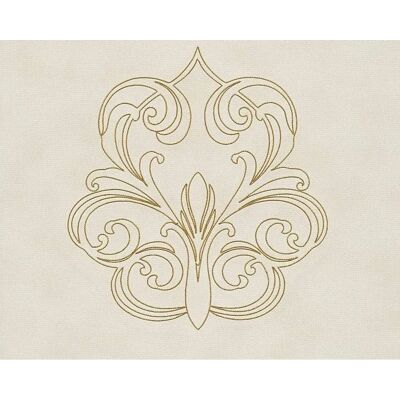 Carta da Parati Nobile Crema Oro Barocco - Rivestimento Murale Carta da Parati Nobile Crema Oro Barocco - Rivestimento Murale