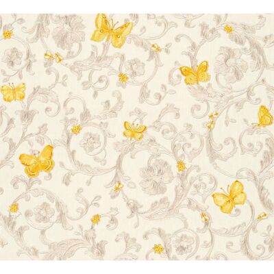 Versace 3 Beige Gold Vintage Retro Tapete - Tapete Versace 3 Beige Gold Vintage Retro Tapete - Tapete