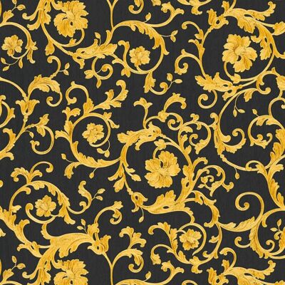 Papier peint Versace 3 Jaune Vintage Rétro - Papier - Publicité Papier peint Versace 3 Jaune Vintage Rétro - Papier - Publicité