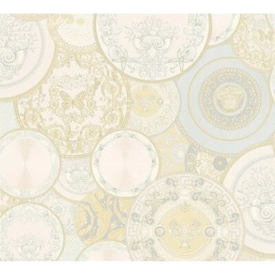 Versace Beigetapete - Retro Vintage - Tapete Versace Beigetapete - Retro Vintage - Tapete