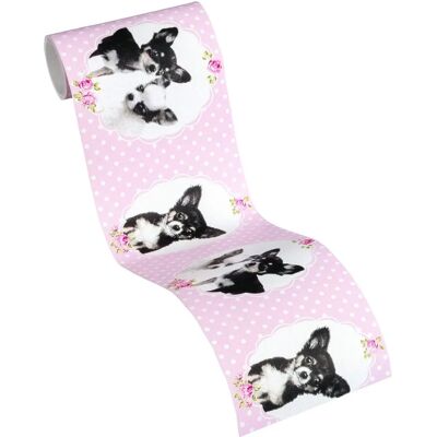 AS Creation Little Stars Pink Hund Bordüre - Bordüre Tapete AS Creation Little Stars Pink Hund Bordüre - Bordüre Tapete