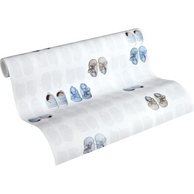 A.S. Creation Little Stars Blaue Kinderzimmer Tapete - Tapete A.S. Creation Little Stars Blaue Kinderzimmer Tapete - Tapete