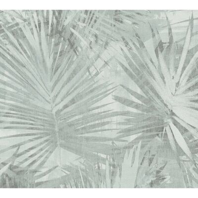 A.S. CREATION Papel de parede folhas tropicais - Papel de parede folhas de palmeiras A.S. CREATION Papel de parede folhas tropicais - Papel de parede folhas de palmeiras