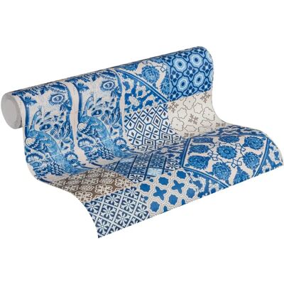 A.S. Creation Metropolitan Stories Blu Carta da Parati - Rivestimento A.S. Creation Metropolitan Stories Blu Carta da Parati - Rivestimento