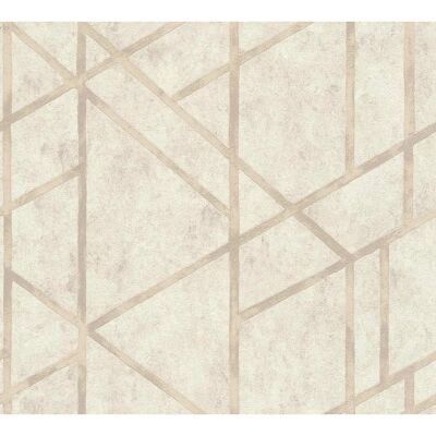 A.S. Creation Metropolitan Stories beige taupe geometrische 3D Tapete - Wandbelag A.S. Creation Metropolitan Stories beige taupe geometrische 3D Tapete - Wandbelag