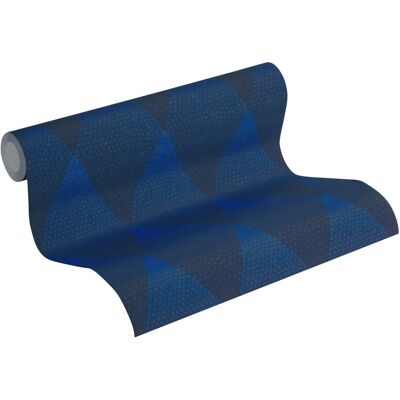Living Walls Blue Geometric Pattern Wallpaper - Wallcovering Living Walls Blue Geometric Pattern Wallpaper - Wallcovering