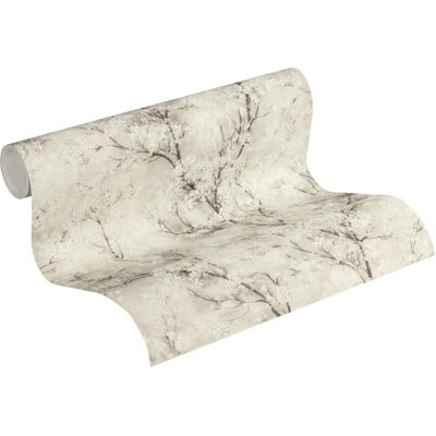 Living Walls Braune Florale Vliestapete - Wandbelag Living Walls Braune Florale Vliestapete - Wandbelag