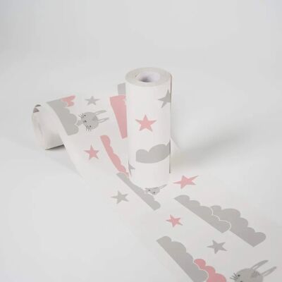 A.S. CREATION Dreamy Bunny Bordure - Décoration chambre enfant - Publicité A.S. CREATION Dreamy Bunny Bordure - Décoration chambre enfant - Publicité