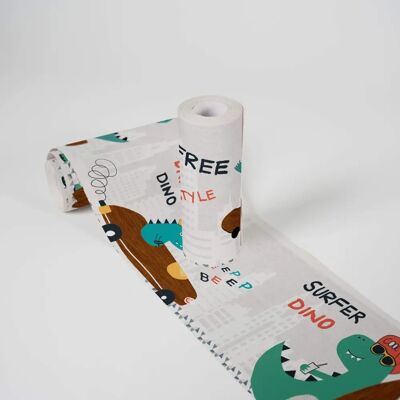 A.S. Creation Borde Dino Verde - Papel Pintado Infantil A.S. Creation Borde Dino Verde - Papel Pintado Infantil