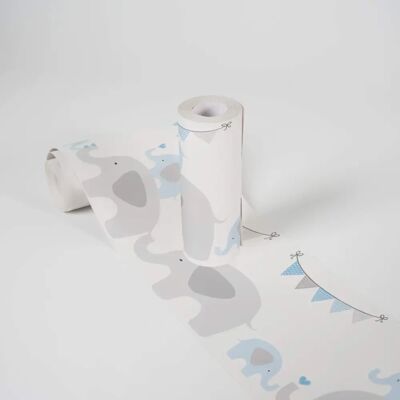 Bordo animali blu A.S. Creation - Decoro per cameretta bambini Bordo animali blu A.S. Creation - Decoro per cameretta bambini