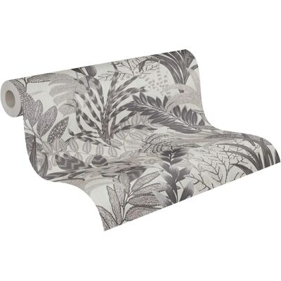 Papier Peint Tropical Vert Botanique de Living Walls - 53cm x 10,05m - Publicité Papier Peint Tropical Vert Botanique de Living Walls - 53cm x 10,05m - Publicité