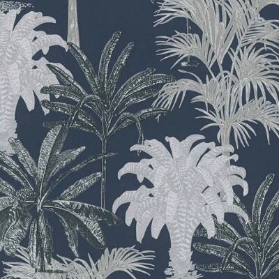 Michalsky Living Modell 37983-5 Tropische Palmen Blau Tapete - Tapete Michalsky Living Modell 37983-5 Tropische Palmen Blau Tapete - Tapete