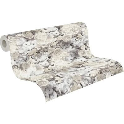 A.S. Creation Trendwall 2 Floral Neutral Wallpaper - Tapete A.S. Creation Trendwall 2 Floral Neutral Wallpaper - Tapete