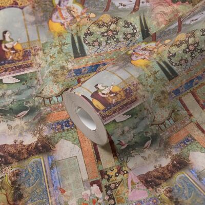 A.S. CRÉATION Dream Flowery grün Vintage orientalische Tapete - Tapete A.S. CRÉATION Dream Flowery grün Vintage orientalische Tapete - Tapete