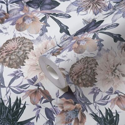 A.S. CRÉATION Dream Flowery Niebieska Kwiatowa Tapeta - Tapeta A.S. CRÉATION Dream Flowery Niebieska Kwiatowa Tapeta - Tapeta