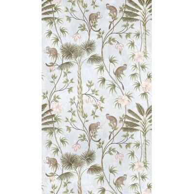 AS Creation Jungle Animals Palm Leaf Wallpaper Wall Mural - Murale AS Creation Jungle Animals Palm Leaf Wallpaper Wall Mural - Murale