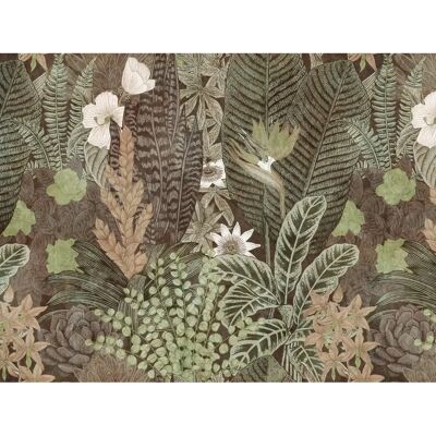 LIVING WALLS Mur Jungle - Vert Beige Nature - Publicité LIVING WALLS Mur Jungle - Vert Beige Nature - Publicité