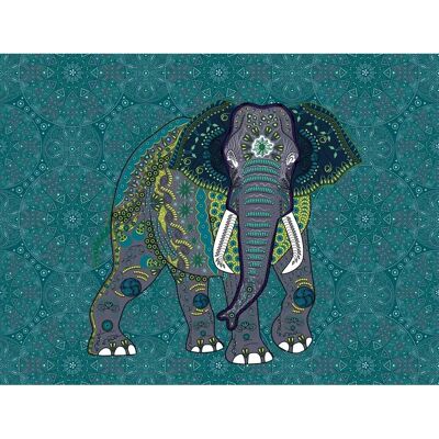 Carta da Parati Elefante LIVING WALLS - 4m x 3m - Stile Orientale Carta da Parati Elefante LIVING WALLS - 4m x 3m - Stile Orientale