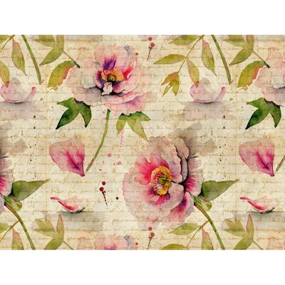 Living Walls Fototapete - 4x3m Vlies, Vinyl - Vintage, Grün, Beige Living Walls Fototapete - 4x3m Vlies, Vinyl - Vintage, Grün, Beige
