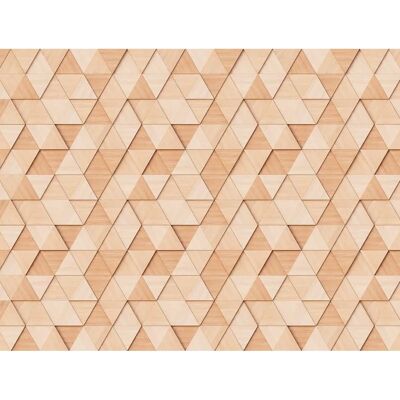 LIVING WALLS Beigene Geometrische 3D Wandtapete LIVING WALLS Beigene Geometrische 3D Wandtapete