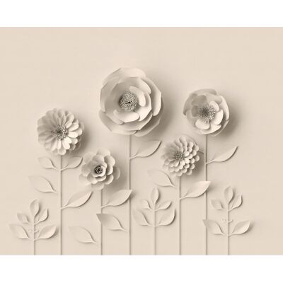 LIVING WALLS The Wall Beigeg 4x3m 3D Tapete LIVING WALLS The Wall Beigeg 4x3m 3D Tapete