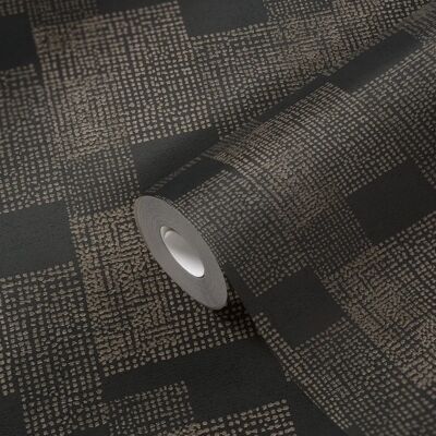 Living Walls Desert Lodge Gold Schwarz Geometrie 0,53x10 m Living Walls Desert Lodge Gold Schwarz Geometrie 0,53x10 m