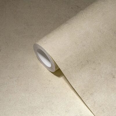 LIVING WALLS Beigefarbene Geometrische Vinyl Tapete - Tapeten LIVING WALLS Beigefarbene Geometrische Vinyl Tapete - Tapeten