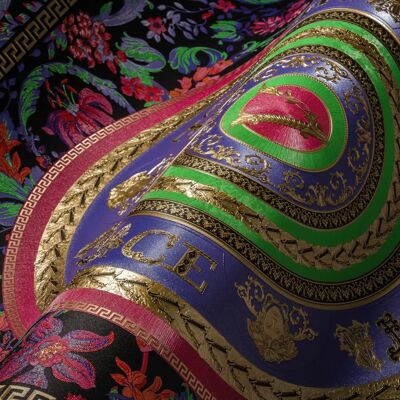 Luxe bloemmotief behang - Versace 5 collectie Luxe bloemmotief behang - Versace 5 collectie