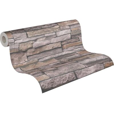 A.S. CREATION Beige Steen Muurbehang - Wandbekleding A.S. CREATION Beige Steen Muurbehang - Wandbekleding