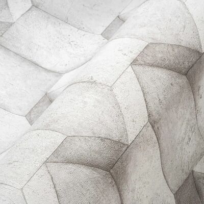 A.S. CRÉATION Carta da parati effetto cemento 3D grigio chiaro - Wallpaper A.S. CRÉATION Carta da parati effetto cemento 3D grigio chiaro - Wallpaper