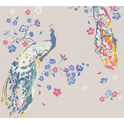 Living Walls Pfau Vogeltapete - Vlies, Vinyl, 0,53m x 10,05m Living Walls Pfau Vogeltapete - Vlies, Vinyl, 0,53m x 10,05m