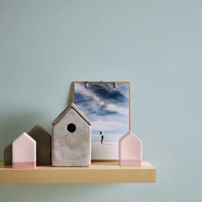 A.S. Creation Blaue Punktetapete - Landhaus Stil A.S. Creation Blaue Punktetapete - Landhaus Stil