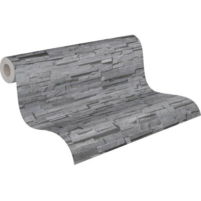 Living Walls Grau Stein Tapete - Steinoptik Vliestapete Living Walls Grau Stein Tapete - Steinoptik Vliestapete