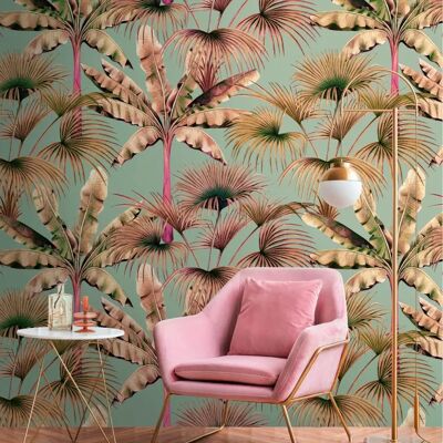 Living Walls Metropolitan Stories Travel Styles Dschungeltapete Blau - Tapete Living Walls Metropolitan Stories Travel Styles Dschungeltapete Blau - Tapete