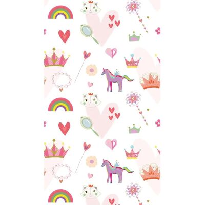 Carta da parati per bambini Livingwalls - Principesse e unicorni Carta da parati per bambini Livingwalls - Principesse e unicorni