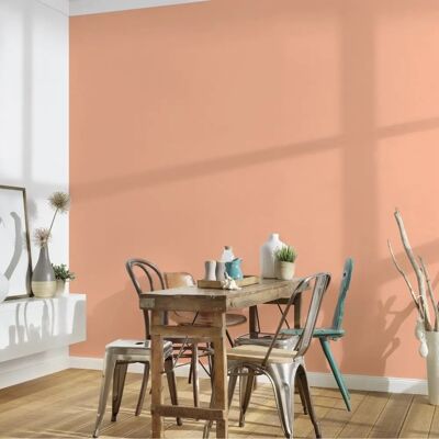 Papel pintado AP Arcade Naranja Liso Mate - Papel Papel pintado AP Arcade Naranja Liso Mate - Papel