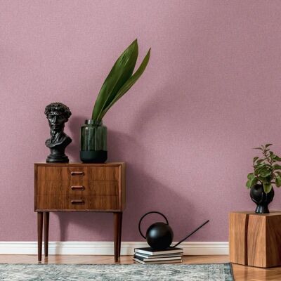 Livingwalls Papier Peint Texturé Violet Rose - Papier - Publicité Livingwalls Papier Peint Texturé Violet Rose - Papier - Publicité