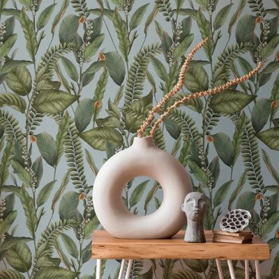 livingwalls Drawn Into Nature Blumen Tapete - Wandgestaltung livingwalls Drawn Into Nature Blumen Tapete - Wandgestaltung