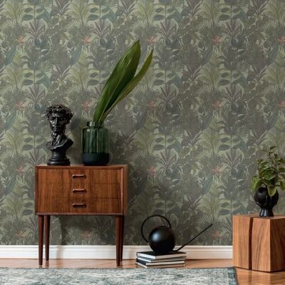 Livingwalls Jungle Behang - 10.05x0.53m, Groen, Dschungel Livingwalls Jungle Behang - 10.05x0.53m, Groen, Dschungel