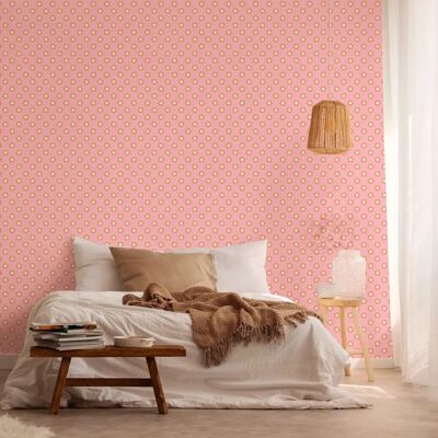 A.S. CREATION Retro Chic Roze Beige 3D Behang - Vintage Papier A.S. CREATION Retro Chic Roze Beige 3D Behang - Vintage Papier