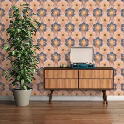 A.S. CRÉATION Retro Chic Blumen Tapete - Wandbeklebung A.S. CRÉATION Retro Chic Blumen Tapete - Wandbeklebung