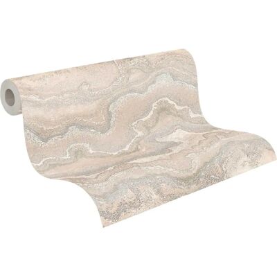 Living Walls Stories of Life Beige Creme Silber Metallic Tapete - Wandbelag Living Walls Stories of Life Beige Creme Silber Metallic Tapete - Wandbelag