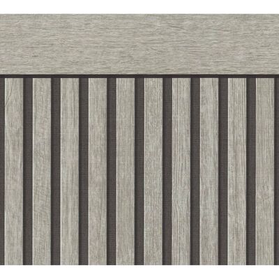 A.S. Creation Wandpaneel Holzpaneele Dado Panel Tapete Grau/Schwarz - Tapete A.S. Creation Wandpaneel Holzpaneele Dado Panel Tapete Grau/Schwarz - Tapete