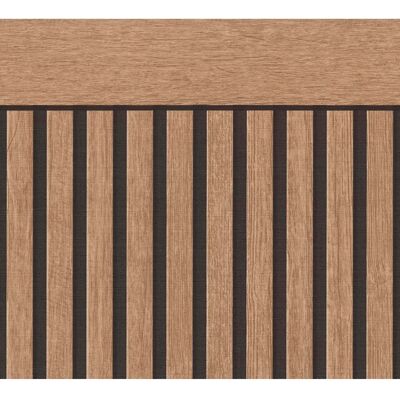 A.S. Creation Holzpaneele Dado Panel Tapete - Braun/Schwarz A.S. Creation Holzpaneele Dado Panel Tapete - Braun/Schwarz
