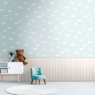 A.S. Creation Clouds Holzlatten Vinyltapete - Kinderzimmer A.S. Creation Clouds Holzlatten Vinyltapete - Kinderzimmer