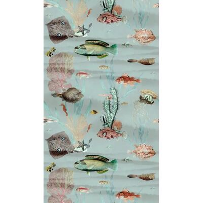 Livingwalls Wall Wall III Fish Wallpaper Livingwalls Wall Wall III Fish Wallpaper